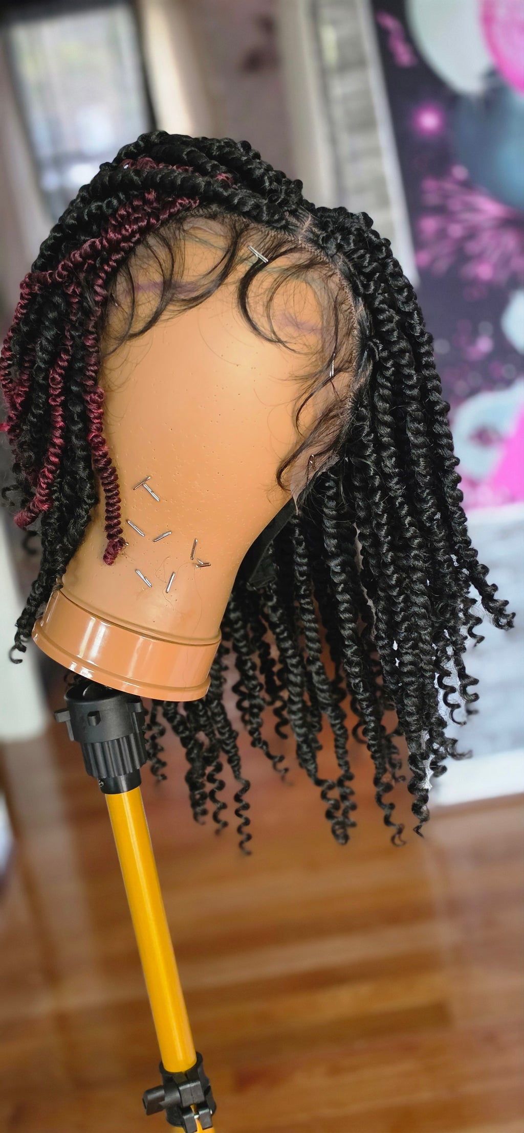 Passion Twist Crochet handmade wig