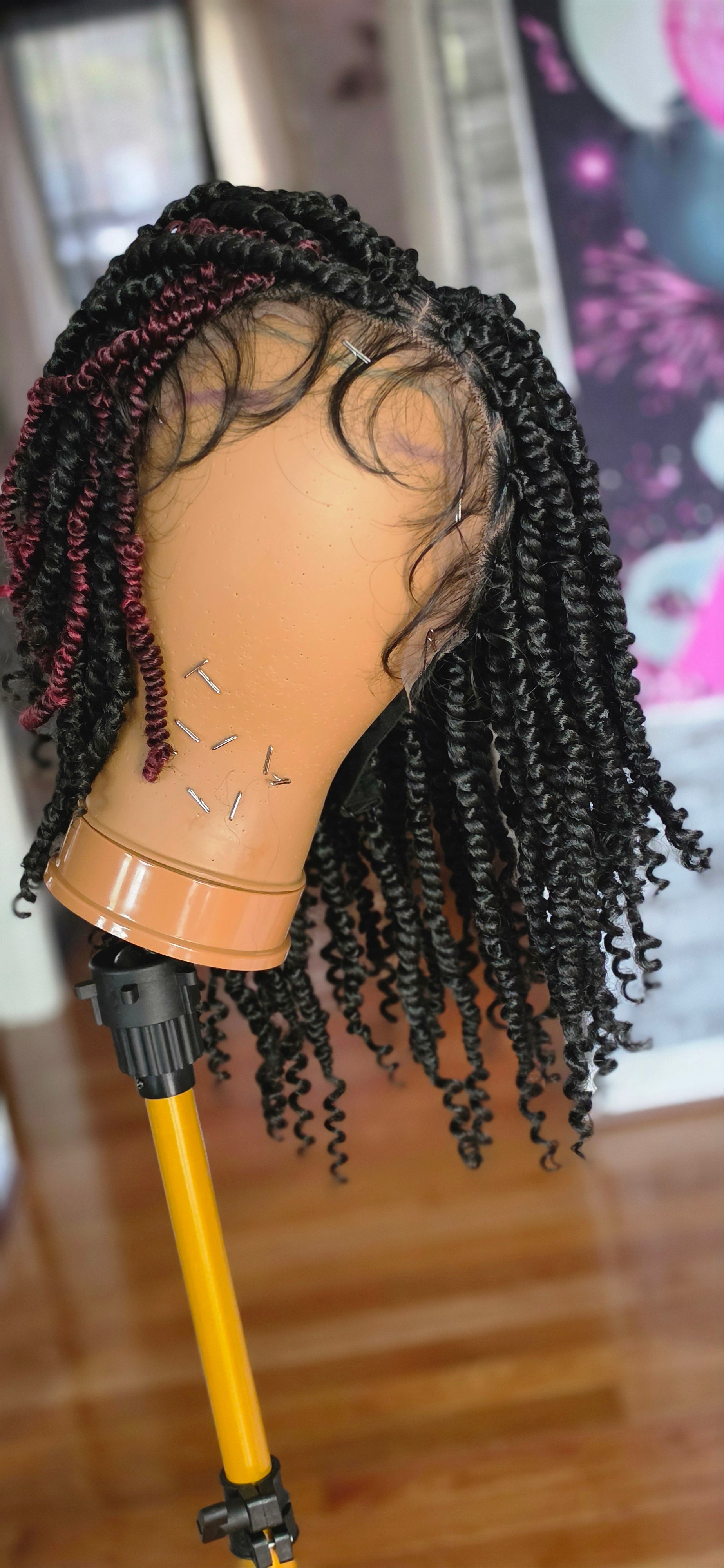 Passion Twist Crochet handmade wig