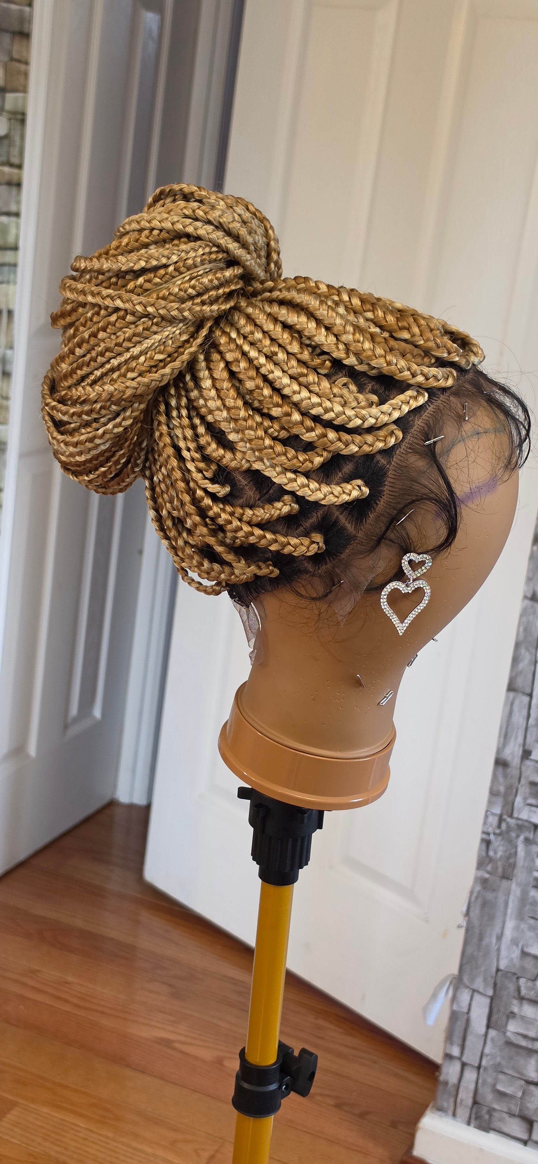 Blonde Handmade braided wig