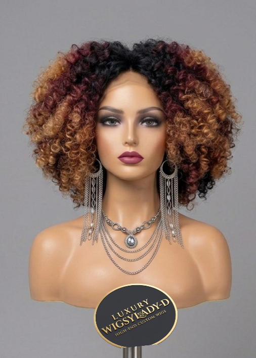 Synthetic Crochet Handmade Wig