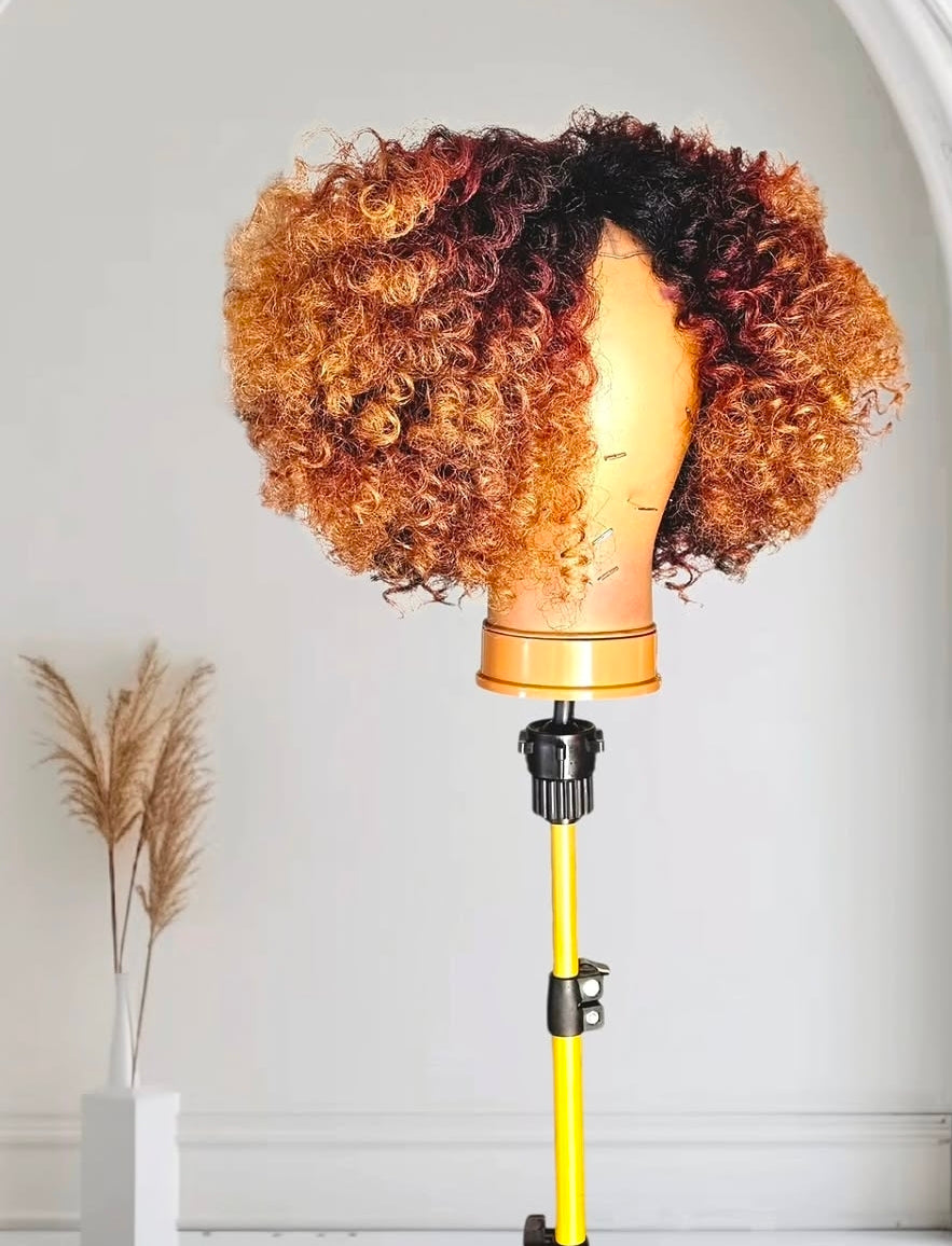 Synthetic Crochet Handmade Wig