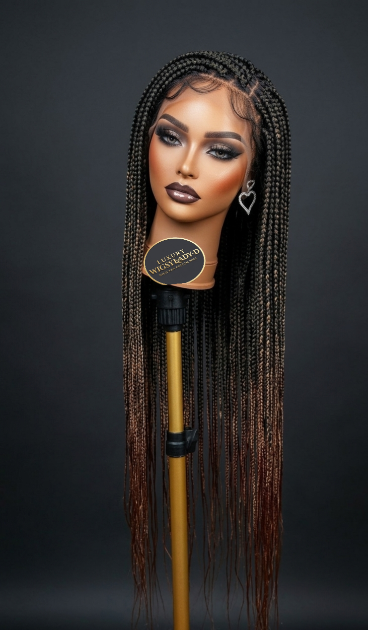 OMBRÉ HANDMADE BRAIDED WIG