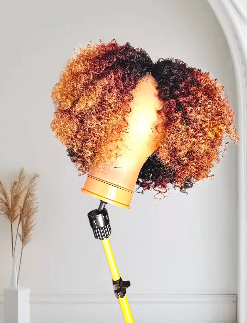 Synthetic Crochet Handmade Wig